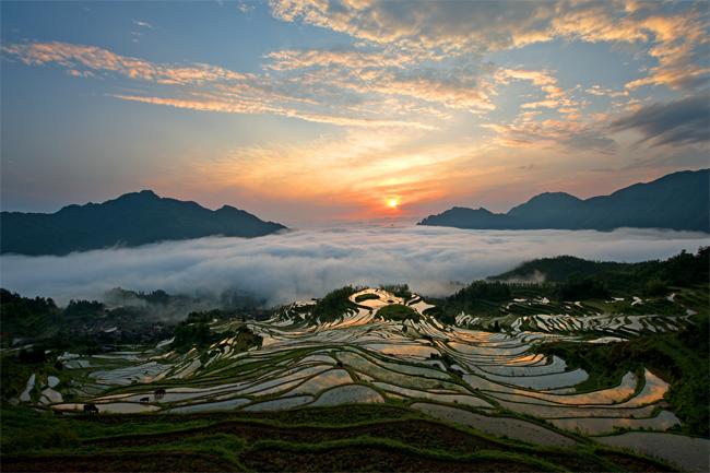 浙江省云和梯田开犁节