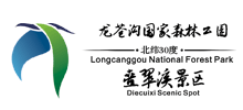 四川龙苍沟叠翠溪景区logo,四川龙苍沟叠翠溪景区标识